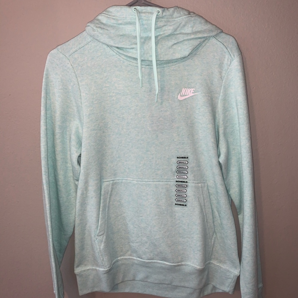 nike high neck hoodie
